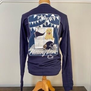 Champion Women’s Penn State Navy Long Sleeve Game Day Tailgate Dog Size Small